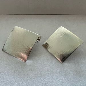 Square statement earrings